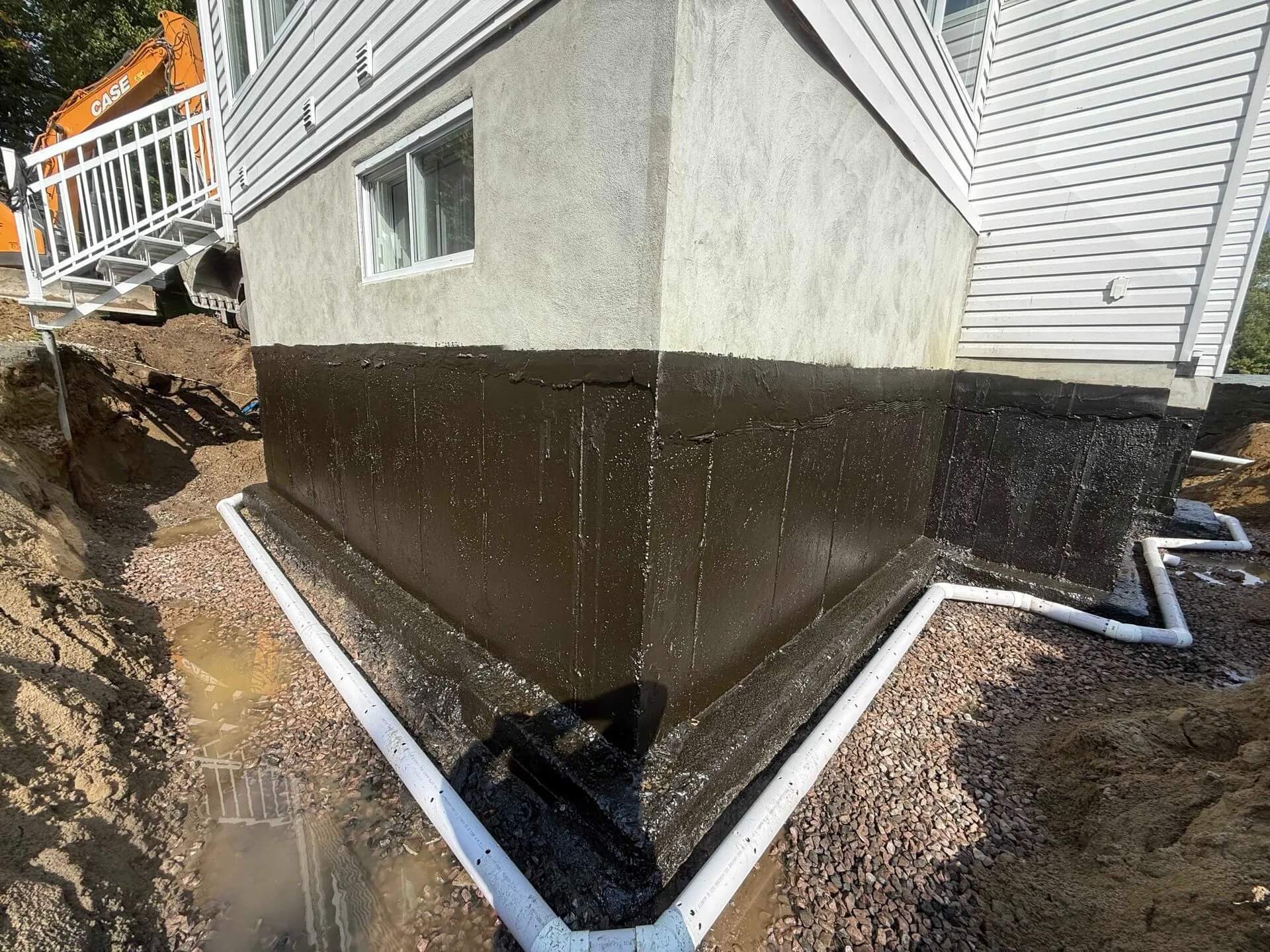 Installation de drain français